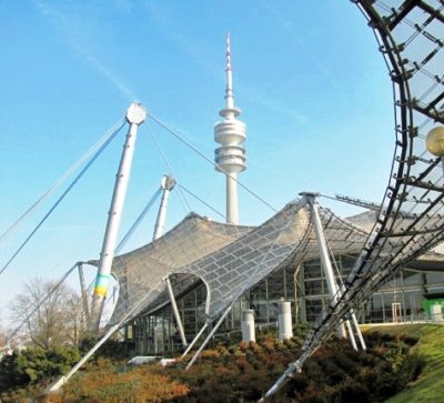 Olympiaturm, Olymiadach, Olympiapark, Olympische spiele 1972, München, Munich, Olympic park,Olympia park, olympic games 1972, guided tours, local guide, Ilona Brenner, Munich, Germany, Bavaria, sight seeing, coach tours, bus tours, walking tours, 